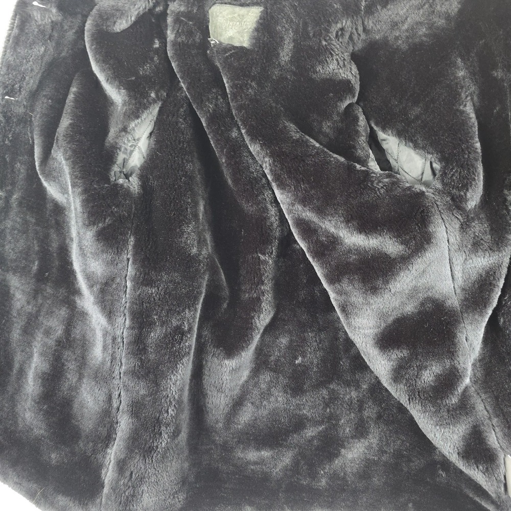 Basic Editions Women's Medium Button Front Brown … - image 7